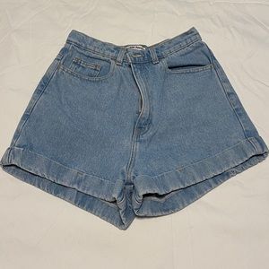 American Apparel jean mom short size 29